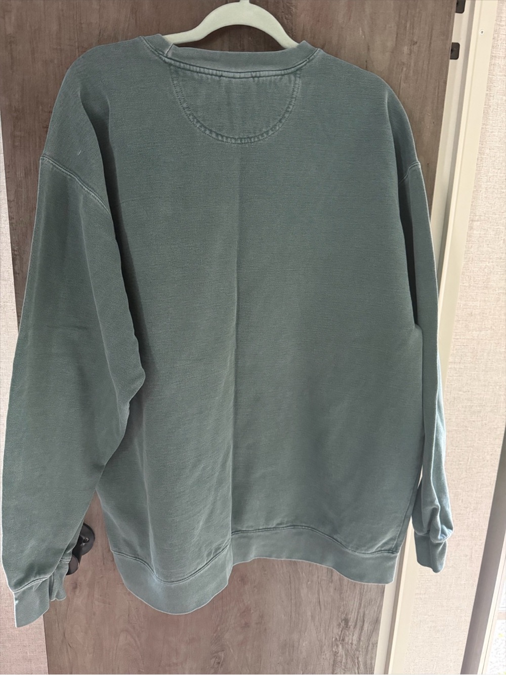 Comfort Colors Forest Green CHÊNE Logo Pullover Sweatshirt - Picture 3 of 3